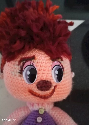 Renkli Örgü Bebek Oyuncak - Görsel 2