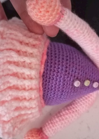 Renkli Örgü Bebek Oyuncak - Görsel 9