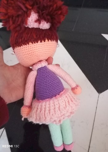 Renkli Örgü Bebek Oyuncak - Görsel 7