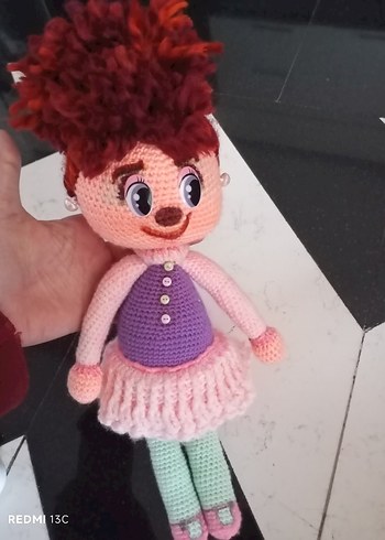 Renkli Örgü Bebek Oyuncak - Görsel 3