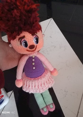 Renkli Örgü Bebek Oyuncak - Görsel 11