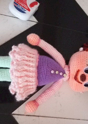 Renkli Örgü Bebek Oyuncak - Görsel 10