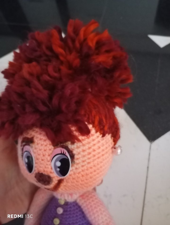 Renkli Örgü Bebek Oyuncak - Görsel 4