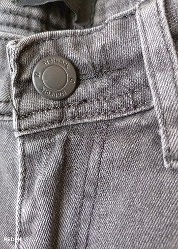 Gri Erkek Denim Pantolon - Görsel 4