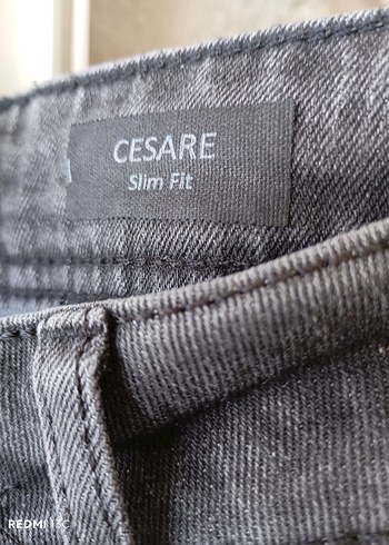 Gri Erkek Denim Pantolon - Görsel 3