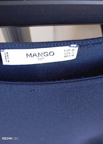 Mavi Düz Kesim buluz - Görsel 2