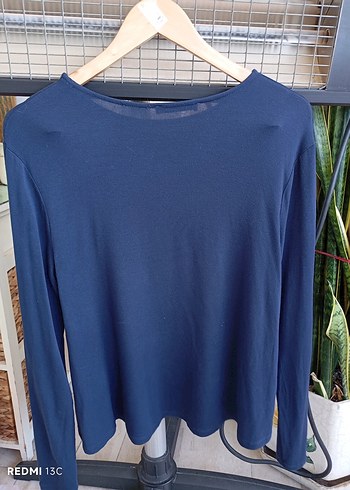 Mavi Düz Kesim buluz - Görsel 5