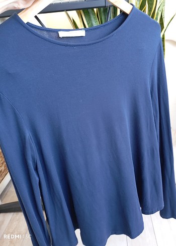 Mavi Düz Kesim buluz - Görsel 7