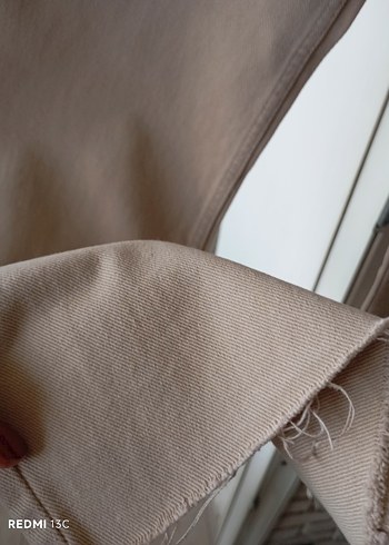 Bej Kadın Regular Fit Midi Pantolon - Görsel 3