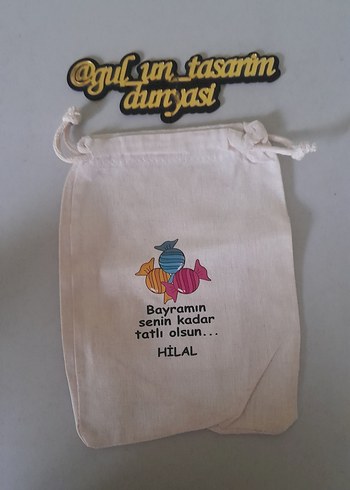 Bayram Harçlık Kesesi
Şeker Kesesi - Görsel 5