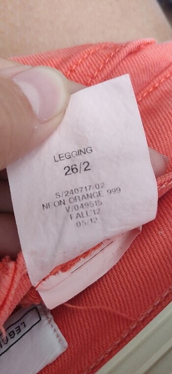 26 Beden pembe Renk Renkli Kot Pantolon 
