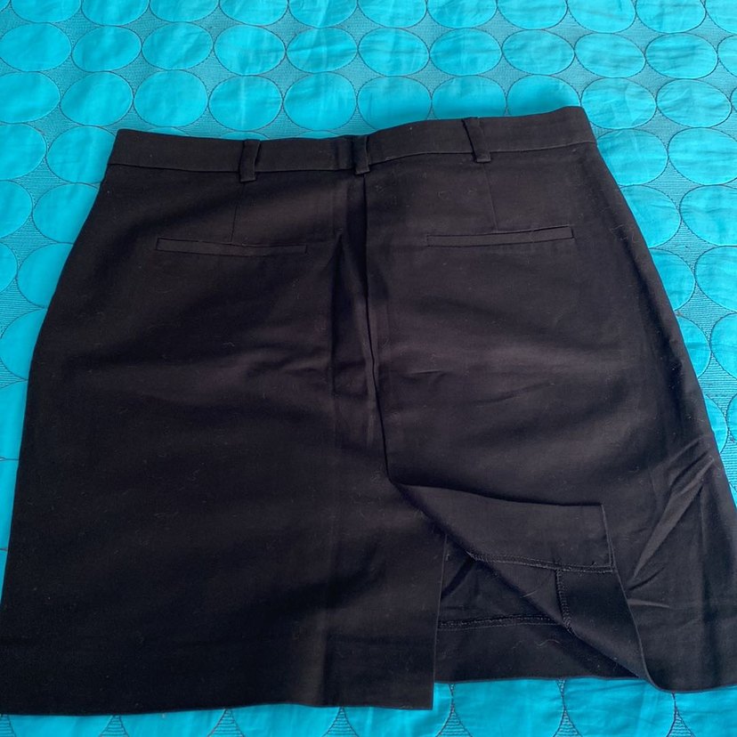 Mango 
Düğmeli Siyah Midi Hamile Eteği - Görsel 2