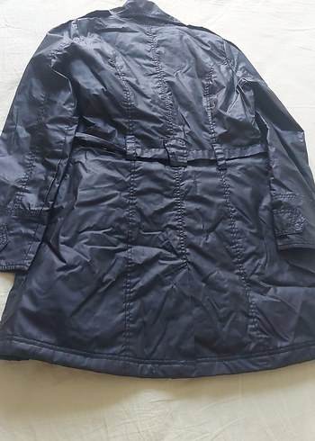 Siyah Kadın  yağmurluk - Görsel 6