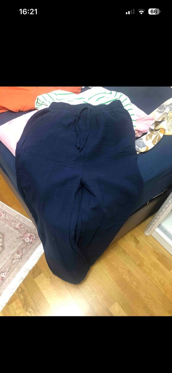 Müslin Palazzo Pantolon - Görsel 2