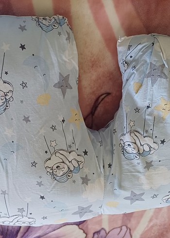 Mavi Desenli Hamile ve Emzirme Yastığı - Görsel 2