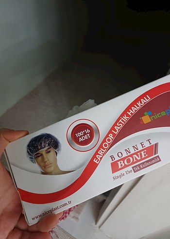 Niceplast Tek Kullanımlık lastikli bone - Görsel 2