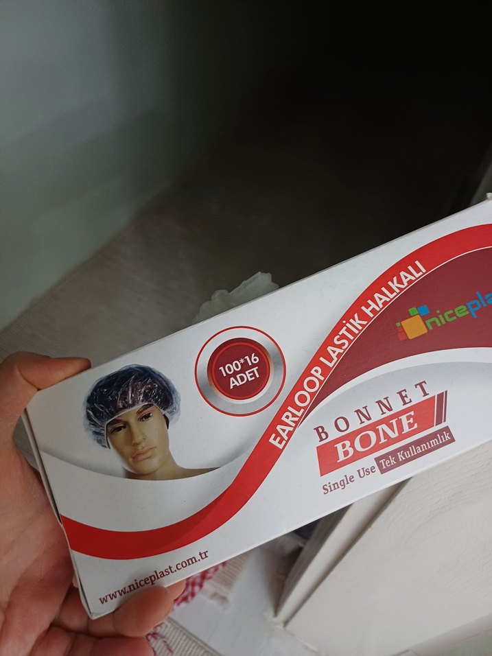 Niceplast Tek Kullanımlık lastikli bone - Görsel 2