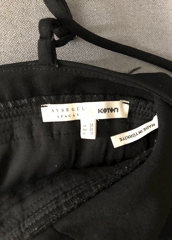 Siyah V Yaka Tüylü Mini Büstiyer - Görsel 4