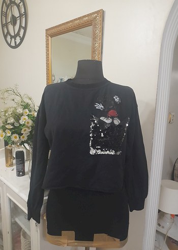 crop Sweatshirt - Görsel 10