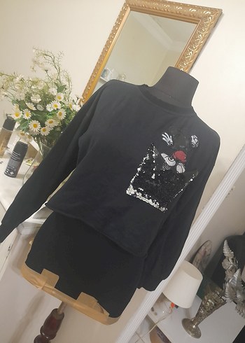 crop Sweatshirt - Görsel 9