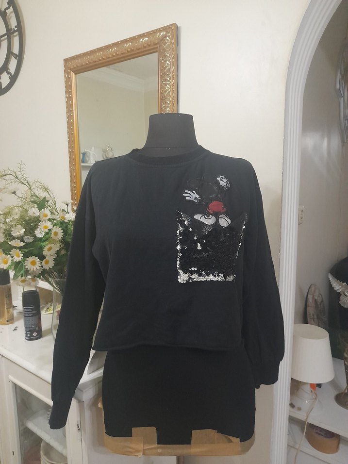 crop Sweatshirt - Görsel 2