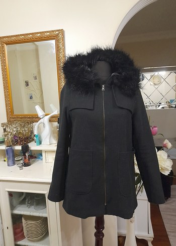 füme Kürklü kaban yeni S,M,L - Görsel 13