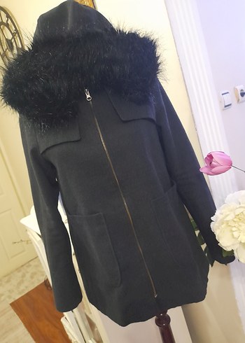 füme Kürklü kaban yeni S,M,L - Görsel 7