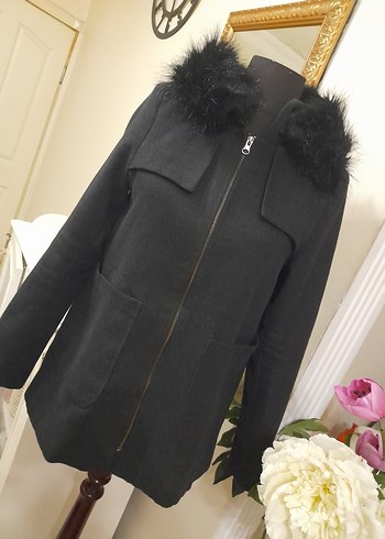 füme Kürklü kaban yeni S,M,L - Görsel 17