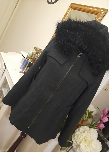 füme Kürklü kaban yeni S,M,L - Görsel 18