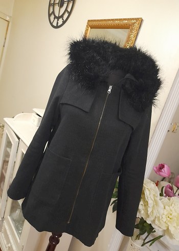 füme Kürklü kaban yeni S,M,L - Görsel 2