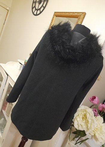 füme Kürklü kaban yeni S,M,L - Görsel 4