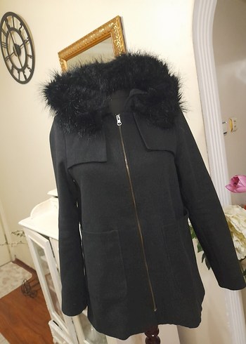 füme Kürklü kaban yeni S,M,L - Görsel 3
