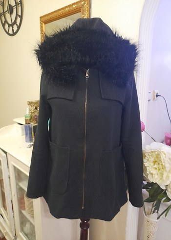 füme Kürklü kaban yeni S,M,L - Görsel 5