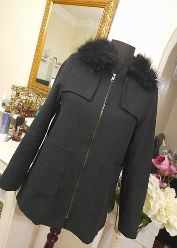 füme Kürklü kaban yeni S,M,L - Görsel 16