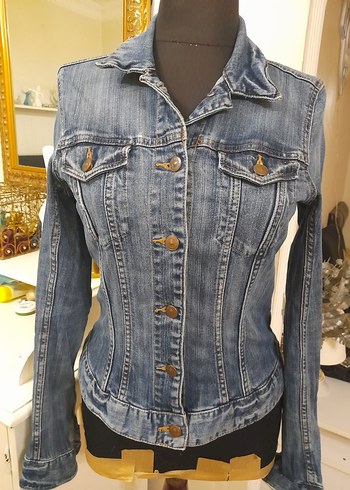 L.O.G.G. by H&M Kadın Mavi Denim Ceket - Görsel 17