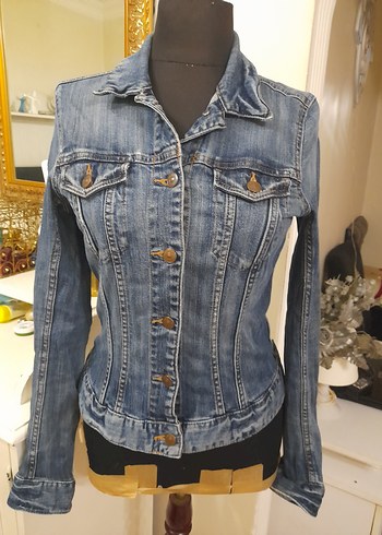 L.O.G.G. by H&M Kadın Mavi Denim Ceket - Görsel 9