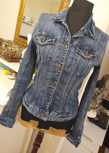 L.O.G.G. by H&M Kadın Mavi Denim Ceket - Görsel 5
