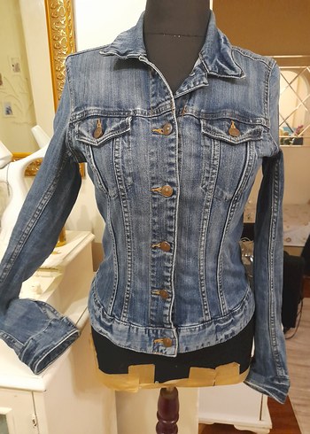 L.O.G.G. by H&M Kadın Mavi Denim Ceket - Görsel 3