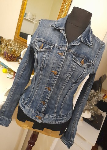 L.O.G.G. by H&M Kadın Mavi Denim Ceket - Görsel 8