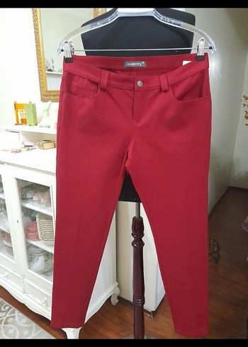 #codentry kırmızı şık pantolon S.M.L - Görsel 4