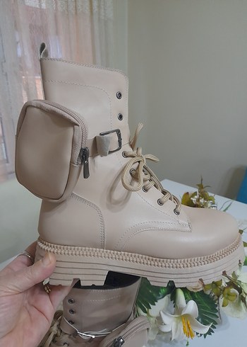 Walkway Bej Kürklü Kadın Bot Meru 25k - Görsel 11