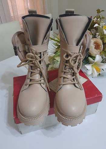 Walkway Bej Kürklü Kadın Bot Meru 25k - Görsel 15