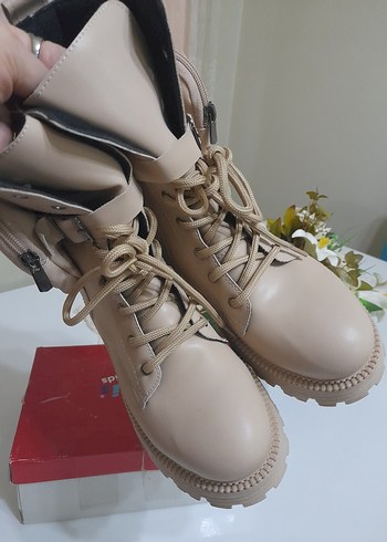 Walkway Bej Kürklü Kadın Bot Meru 25k - Görsel 5