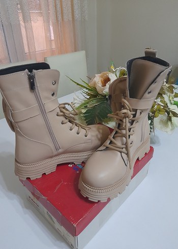 Walkway Bej Kürklü Kadın Bot Meru 25k - Görsel 4