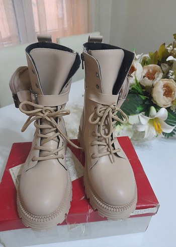 Walkway Bej Kürklü Kadın Bot Meru 25k - Görsel 18