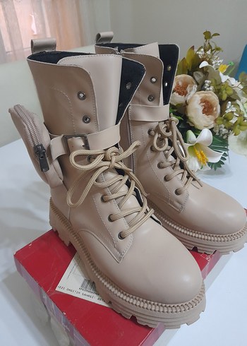 Walkway Bej Kürklü Kadın Bot Meru 25k - Görsel 19