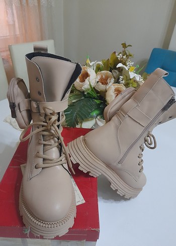 Walkway Bej Kürklü Kadın Bot Meru 25k - Görsel 6