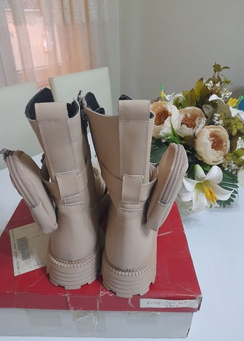 Walkway Bej Kürklü Kadın Bot Meru 25k - Görsel 9