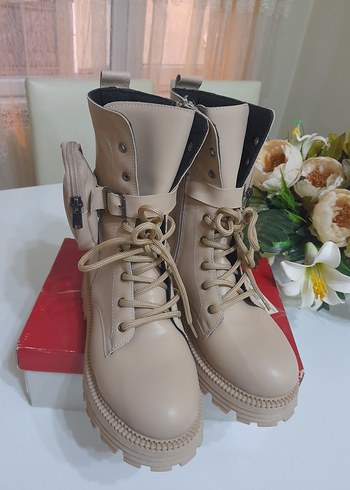 Walkway Bej Kürklü Kadın Bot Meru 25k - Görsel 14