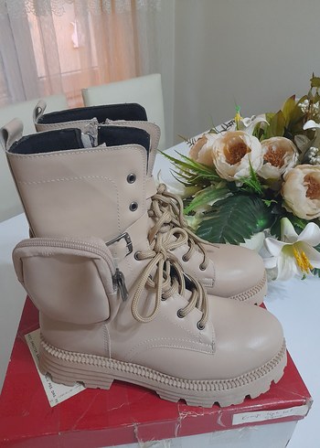 Walkway Bej Kürklü Kadın Bot Meru 25k - Görsel 17